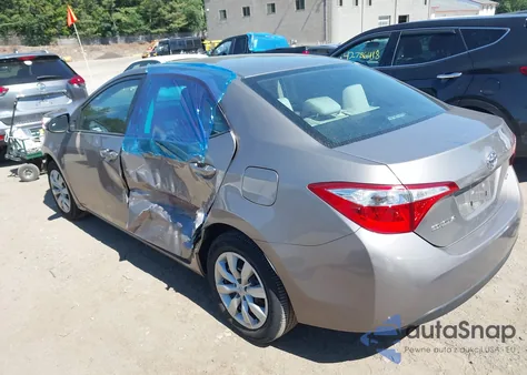 2015 Toyota Corolla Le из США, поврежденный, VIN 2T1BURHE6FC439221